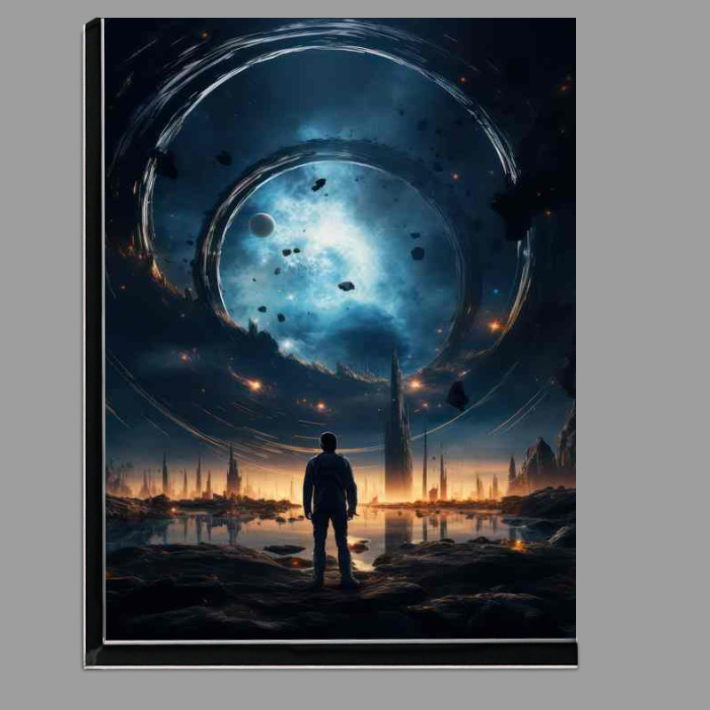Buy Di-Bond : (Celestial Wanderer Astronaut in the Infinite Cosmos)