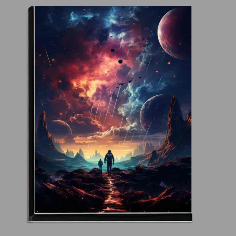 Buy Di-Bond : (Imaginative Universe Art Dreamy Space Illustration)