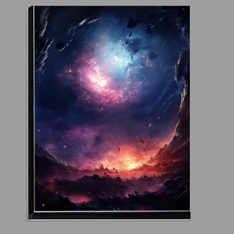 Buy Di-Bond : (Infinite Canvas Painting the Sky with Nebulae)