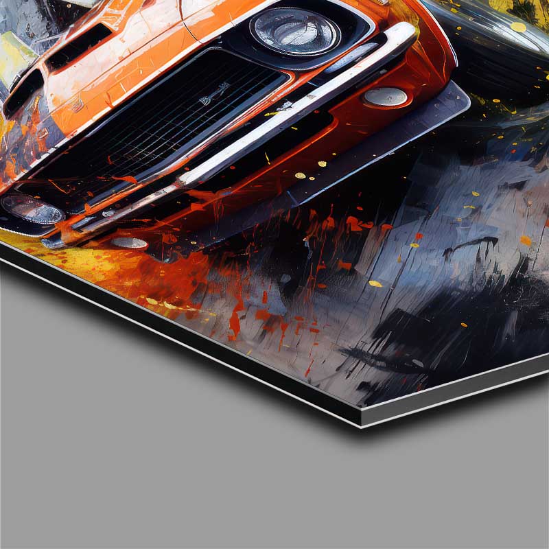 Buy Di-Bond : (Shelby Super Car Painted Style Splas Art)