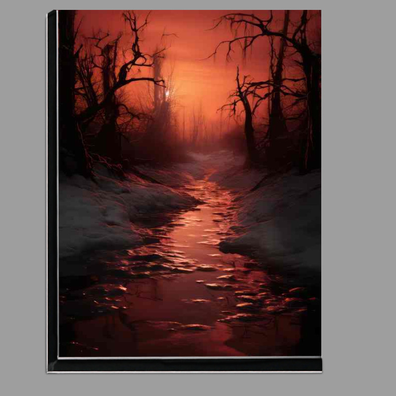 Buy Di-Bond : (Enchanted Woods Forest at Midnight Glows)