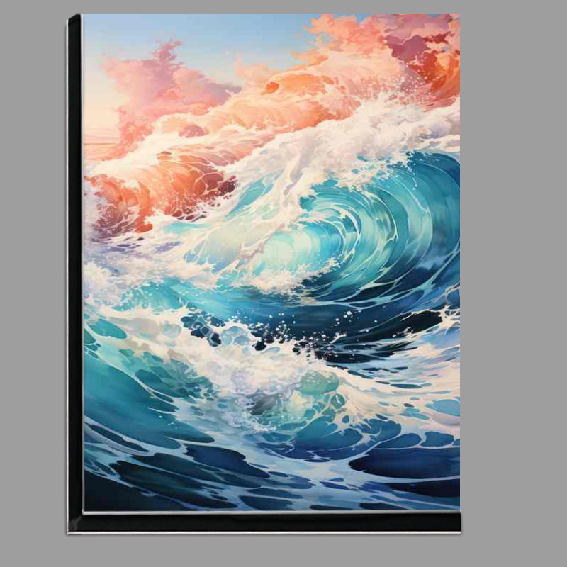 Buy Di-Bond : (Storms Palette Colorful Sea in Commotion)