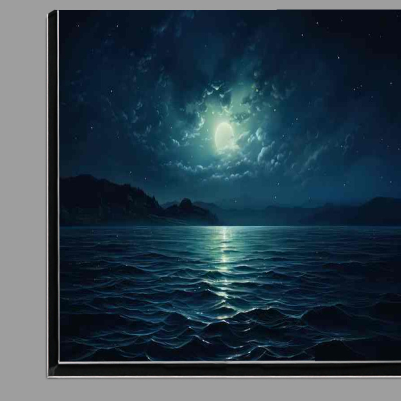 Buy Di-Bond : (Moonlight over the ocean)