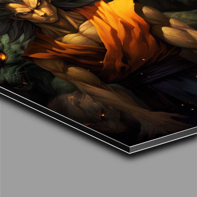 Buy Di-Bond : (Goku image of dragon ball surrounded with beasts)