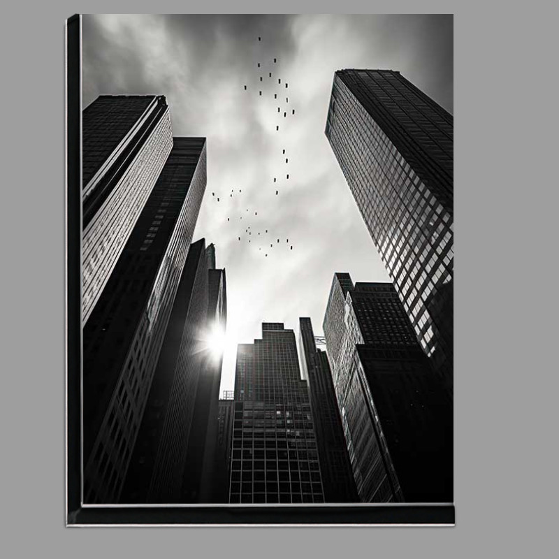 Buy Di-Bond : (Flying over new york skyscrappers)