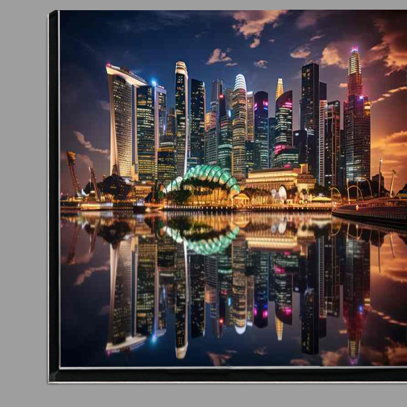 Buy Di-Bond : (Singapores City Cityscape Snaps Skylines in Focus)