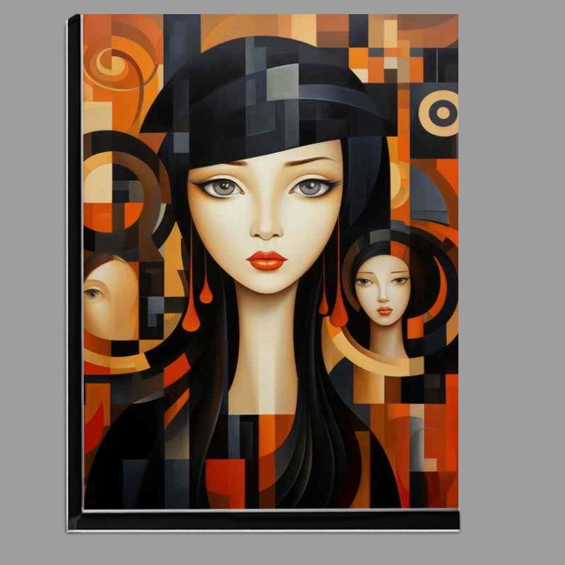 Buy Di-Bond : (Abstract Faces Diverse Artistry)
