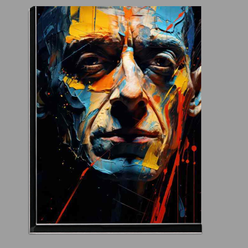 Buy Di-Bond : (Cubist Contours Reimagining the Human Face)