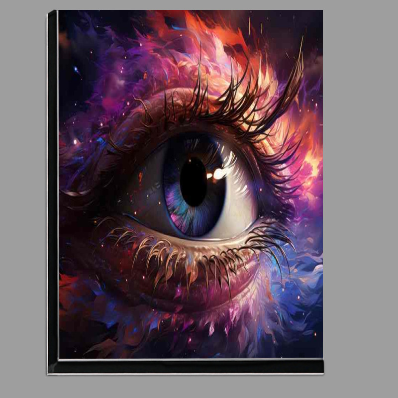 Buy Di-Bond : (Eye of nebula Abstract in an Artistic Frenzy)