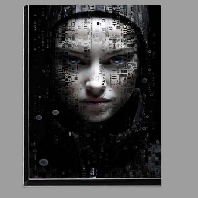 Buy Di-Bond : (Shapes of the Self Abstract Faces and Identity)