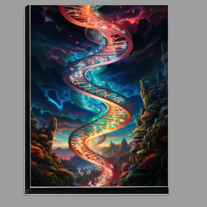 Buy Di-Bond : (Color Cascade The Waterfall of Whimsical Hues)