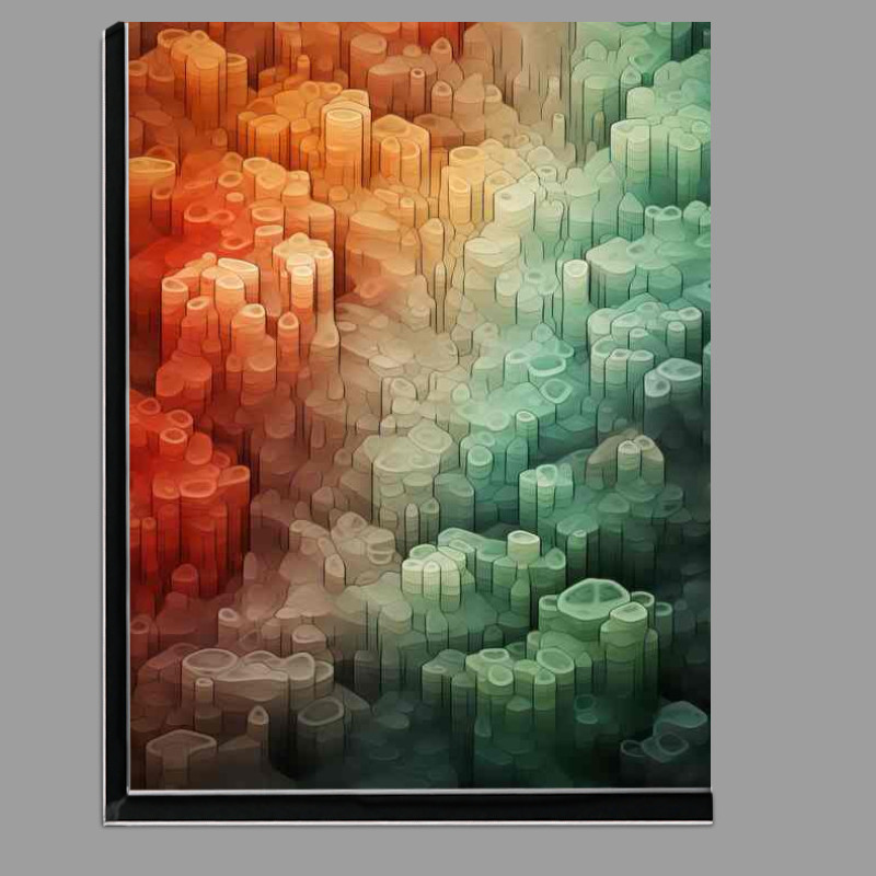 Buy Di-Bond : (Innovative Abstract Art Colorful Shapes that Inspire)