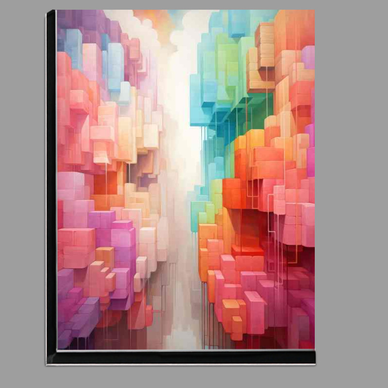 Buy Di-Bond : (Radiant Abstract Colors Shapes that Illuminate the World)