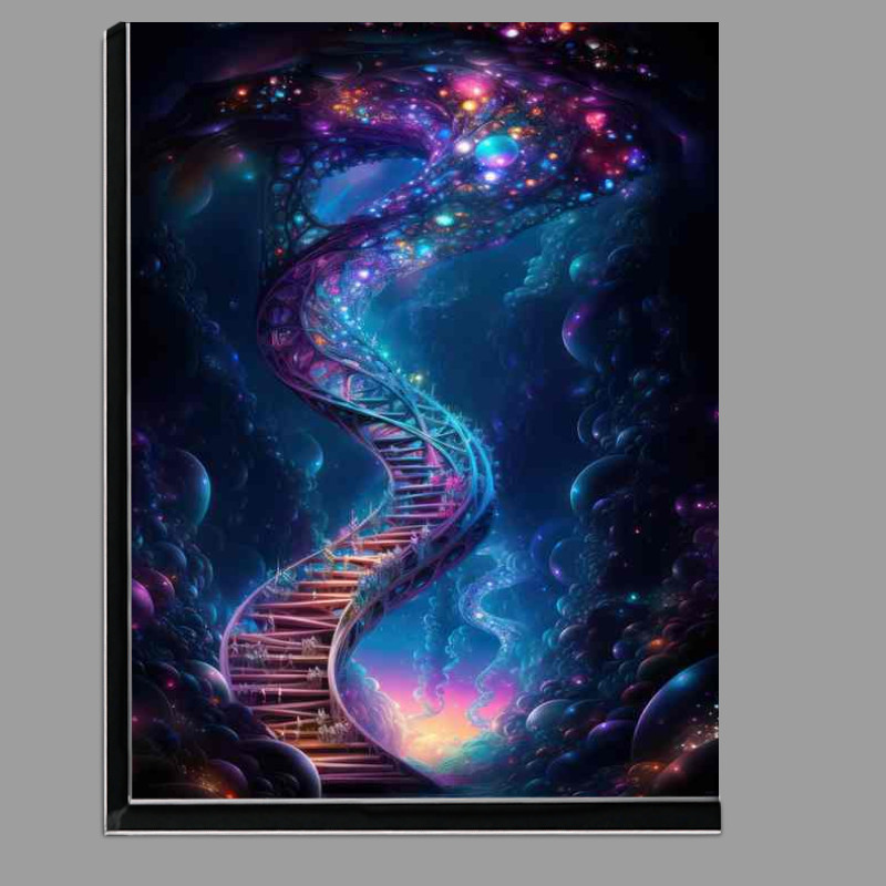 Buy Di-Bond : (Radiant Color Waves DNA Within Us All)