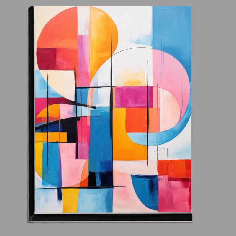 Buy Di-Bond : (The Symphony of Shapes Puzzle Pieces in Abstract Art)