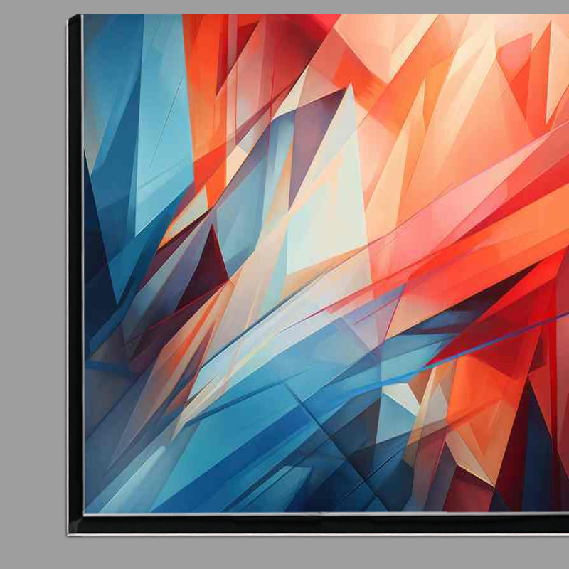 Buy Di-Bond : (Abstract Color Odyssey Exploration of Shapes and Hues)