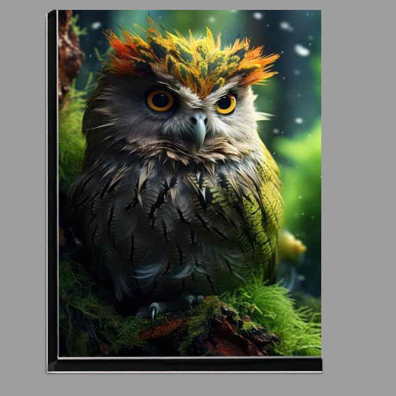 Buy Di-Bond : (Forest Magic Observing Long-Eared Owls in Their Habitat)