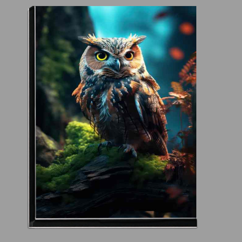 Buy Di-Bond : (Long Eared Owls in the Forest Silent Guardians of the Woods)
