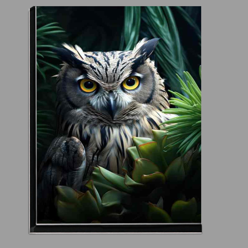 Buy Di-Bond : (Long-Eared Owl from the Wooded Realm)