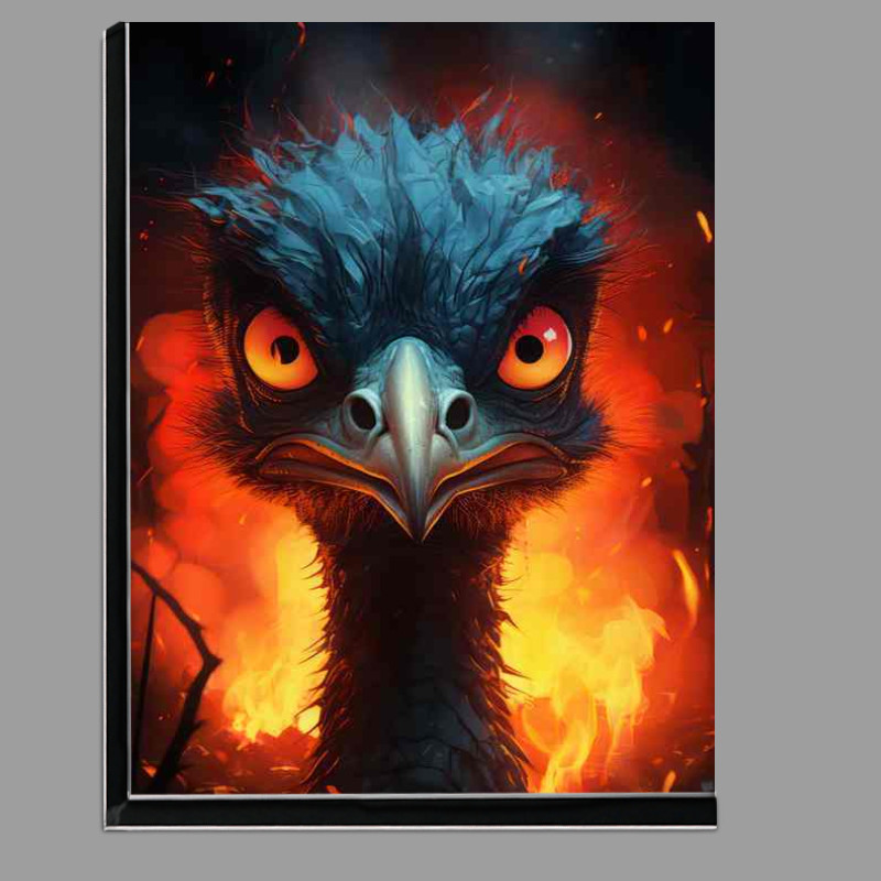 Buy Di-Bond : (Strange emu running from the fire in the woods)