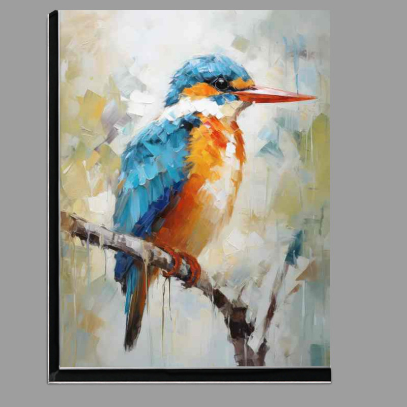 Buy Di-Bond : (The Art of Patience Kingfisher Birds on Their Perches)
