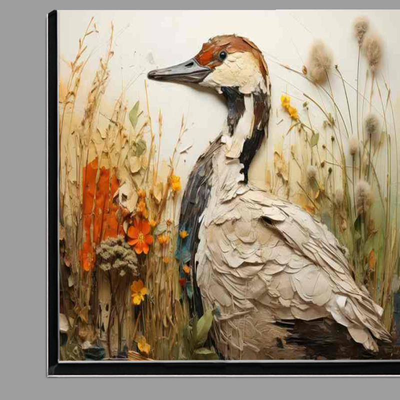 Buy Di-Bond : (Duck in the reeds just by the river)