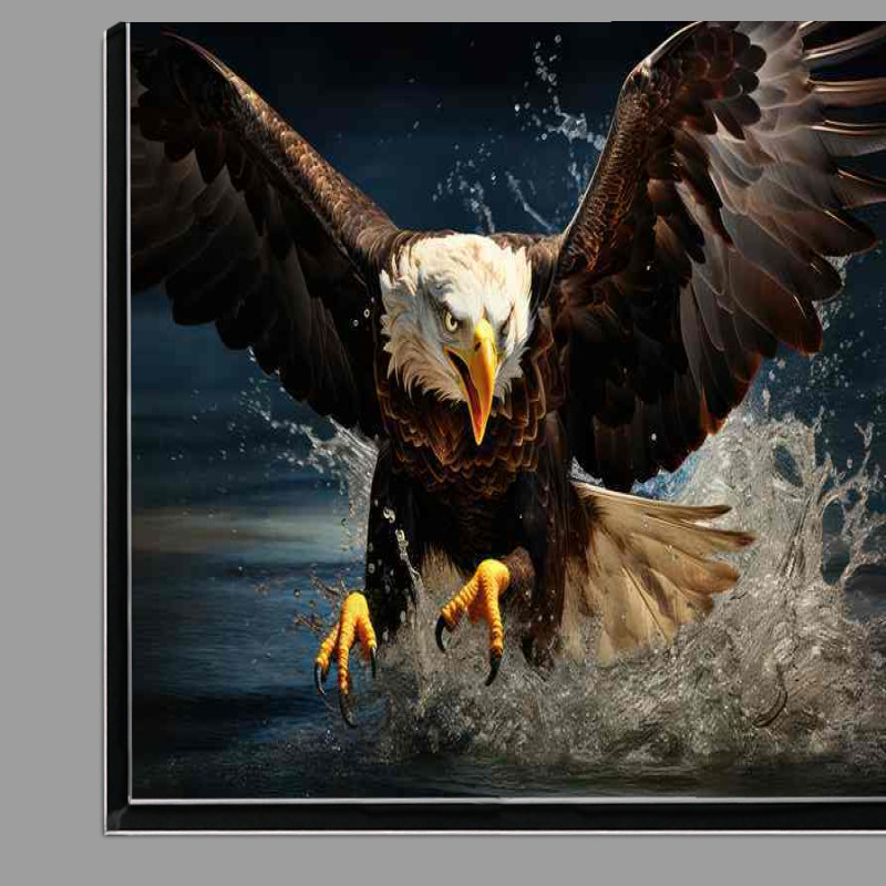 Buy Di-Bond : (Eagle in Flight Soaring Over Crystal Waters)