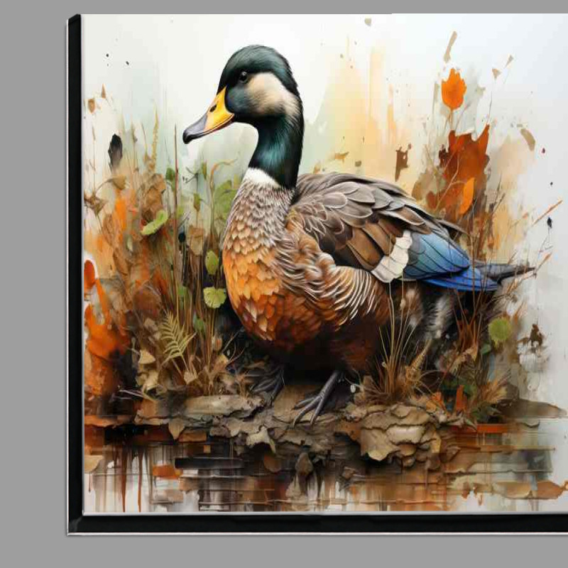 Buy Di-Bond : (Feathered Friends Ducks on a Piece of Land)
