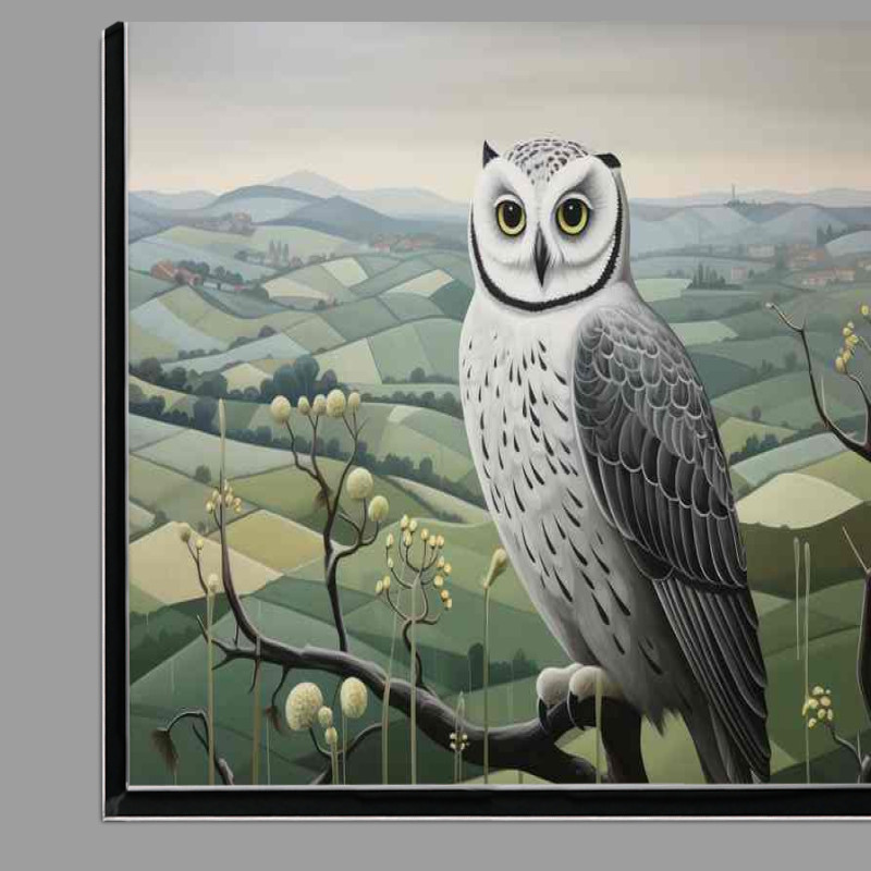 Buy Di-Bond : (Owl on watch over looking the countrysde)