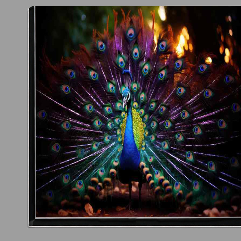 Buy Di-Bond : (Peacock Splendor in Bloom Natures Masterpieces)