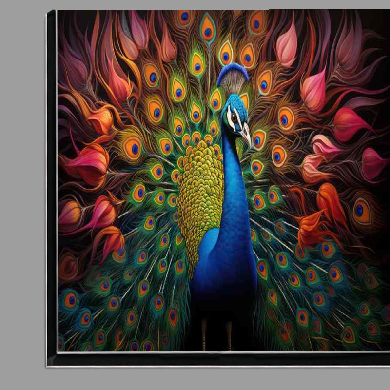 Buy Di-Bond : (Peacock in a colourful display)
