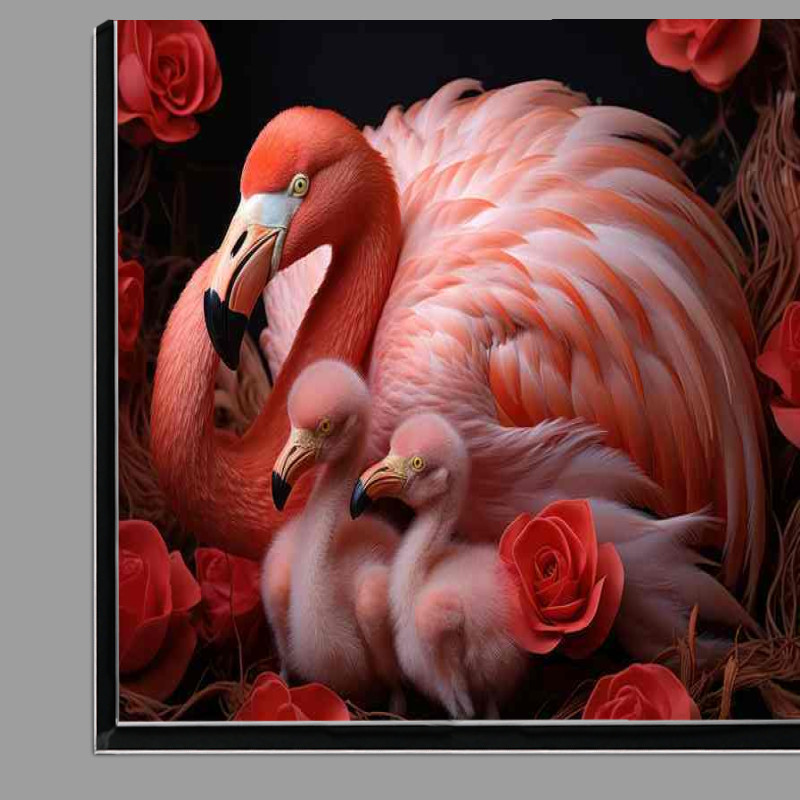 Buy Di-Bond : (Pink Flamingo Hatchlings The Miracle of New Life)