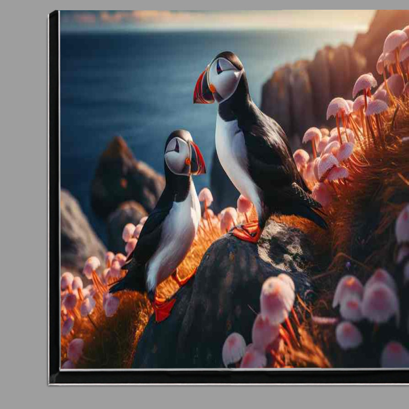 Buy Di-Bond : (Puffin Nesting Colonies A Unique Seabird Spectacle)