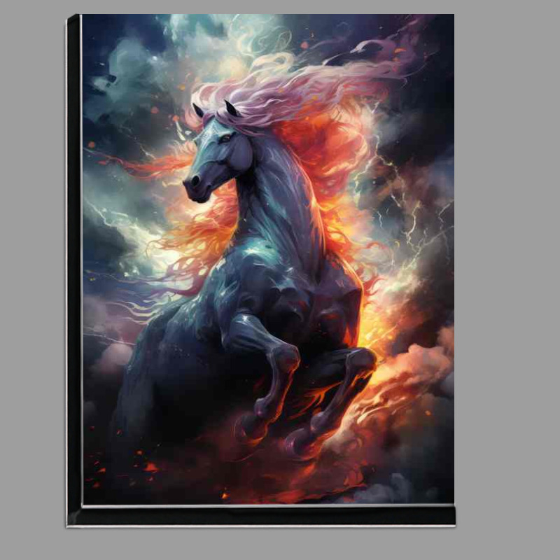 Buy Di-Bond : (Horse In the sky with a pink mane)