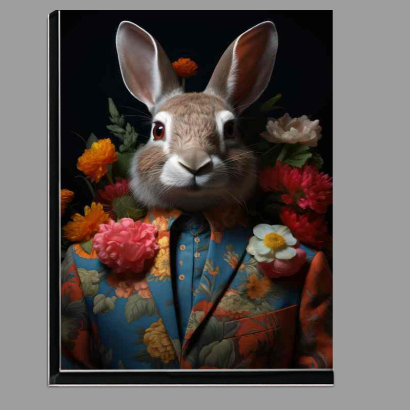 Buy Di-Bond : (Rabbit man dressed in a flower suit)