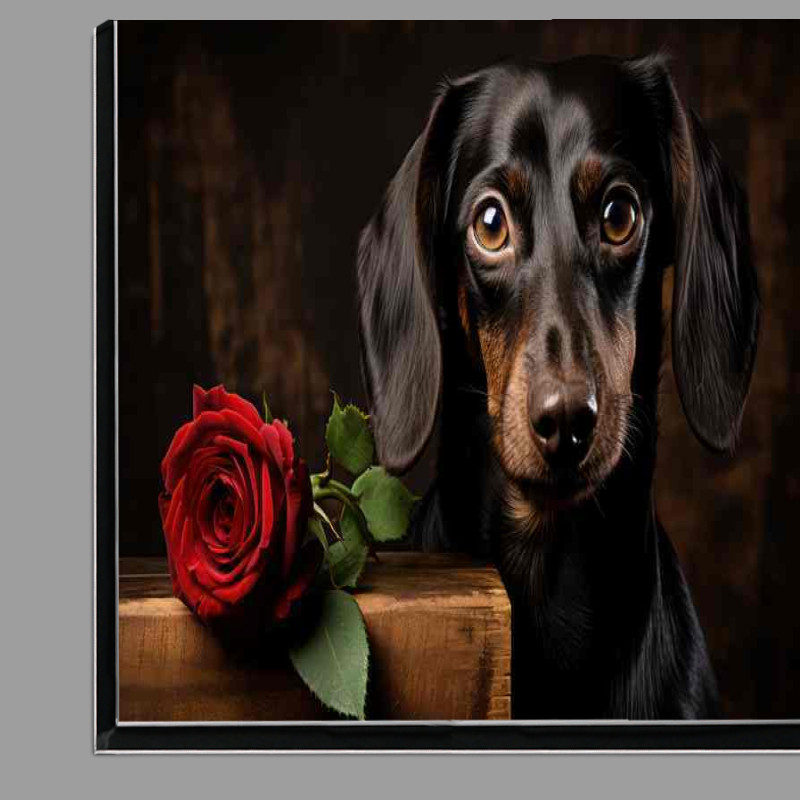 Buy Di-Bond : (Dachshund waiting for his date to come along)