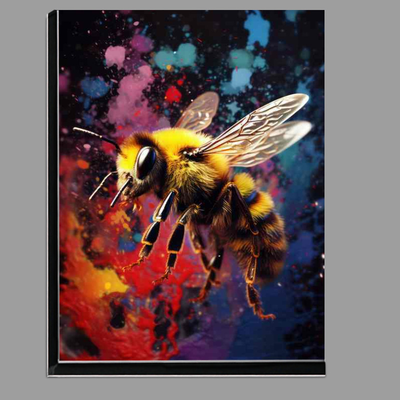 Buy Di-Bond : (Bee With Colour Splash In Background)