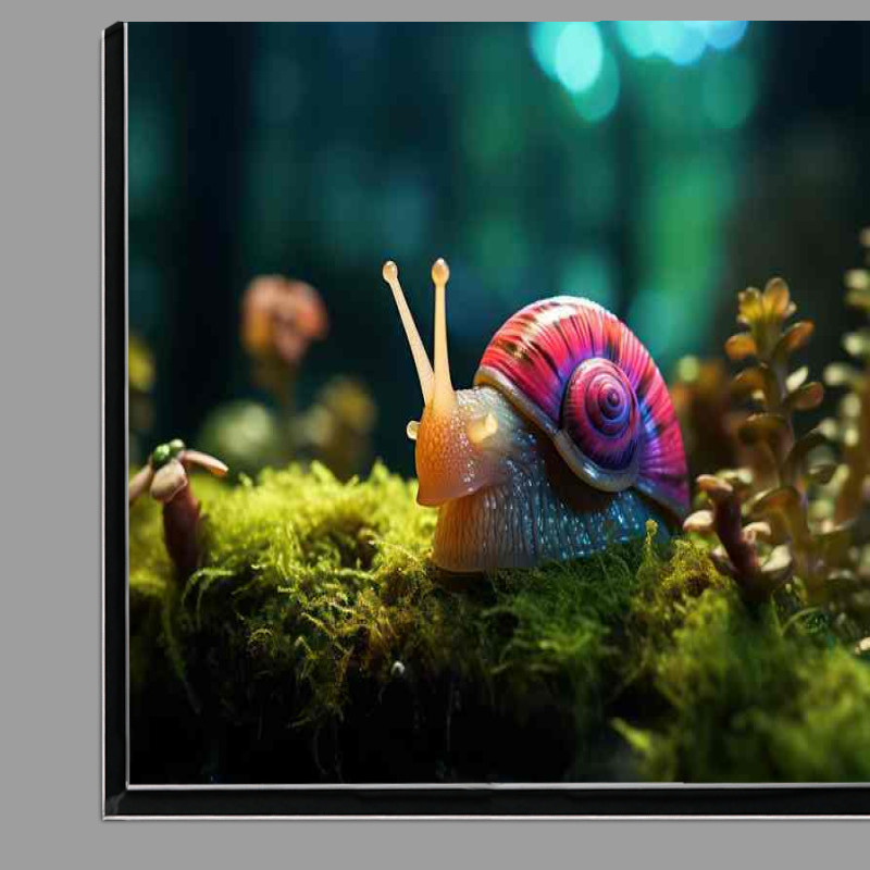 Buy Di-Bond : (Nature's Artists Vibrant Snails in the Garden)