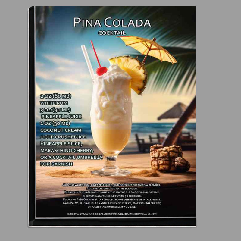 Buy Di-Bond : (Pina Colada Classic Cocktail Drink)