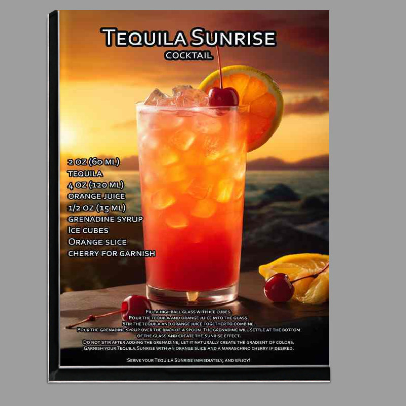 Buy Di-Bond : (Tequila Sunrise Cocktail Drink)
