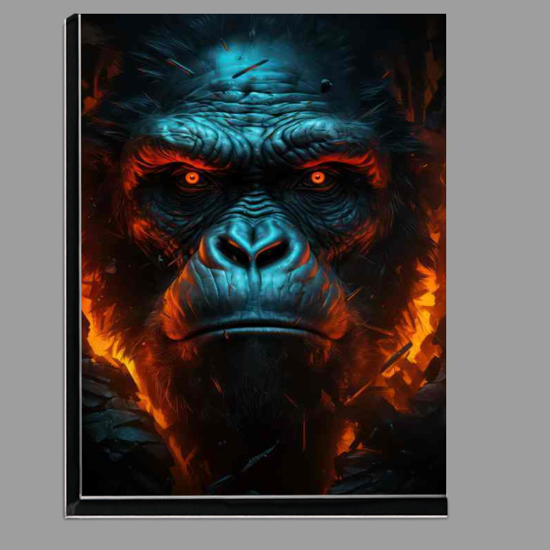 Buy Di-Bond : (A Gorilla face with glowing white fire eyes)