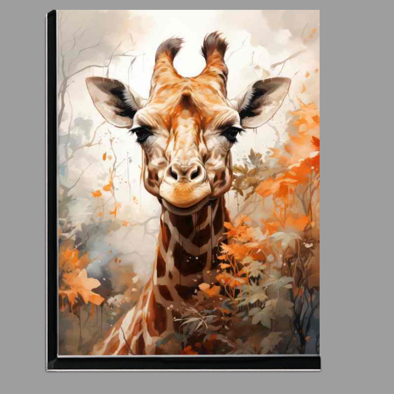 Buy Di-Bond : (Giraffe in the wild art)