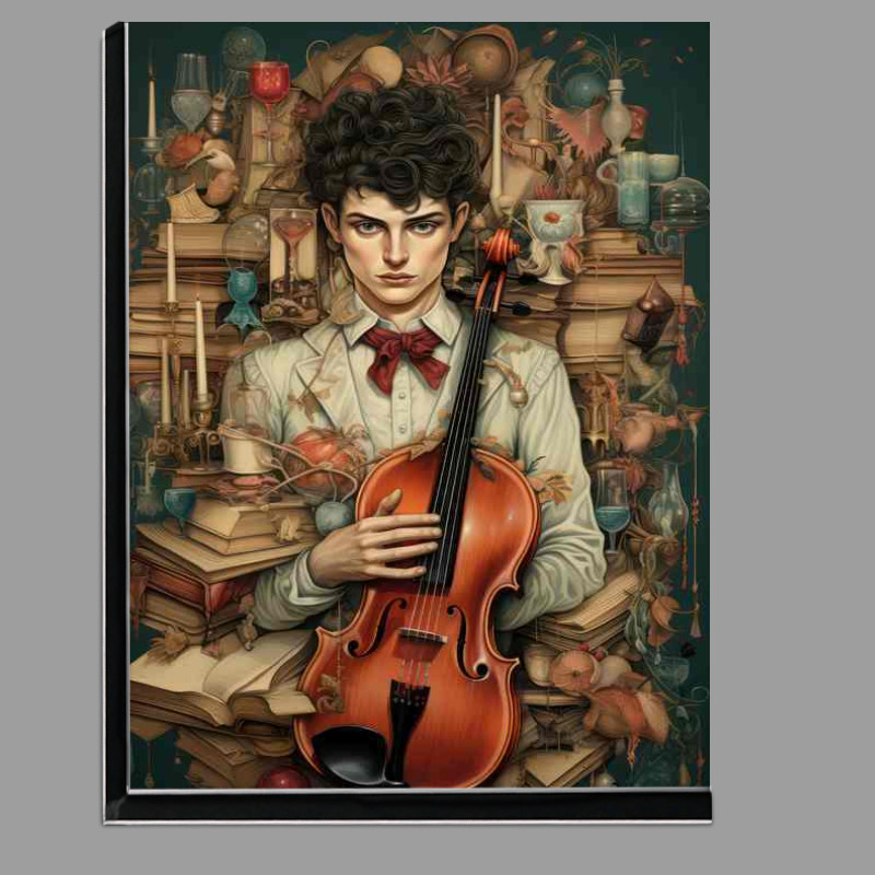 Buy Di-Bond : (Illustration of a young man holding a violin)