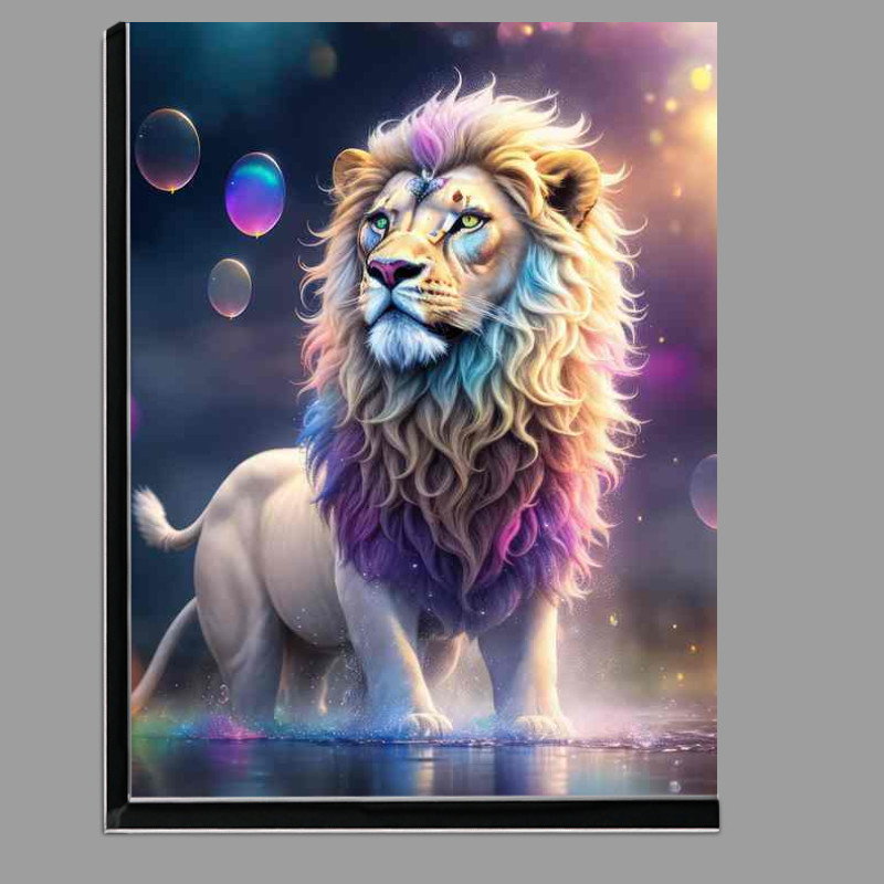 Buy Di-Bond : (Majestic Lion King surreal art)