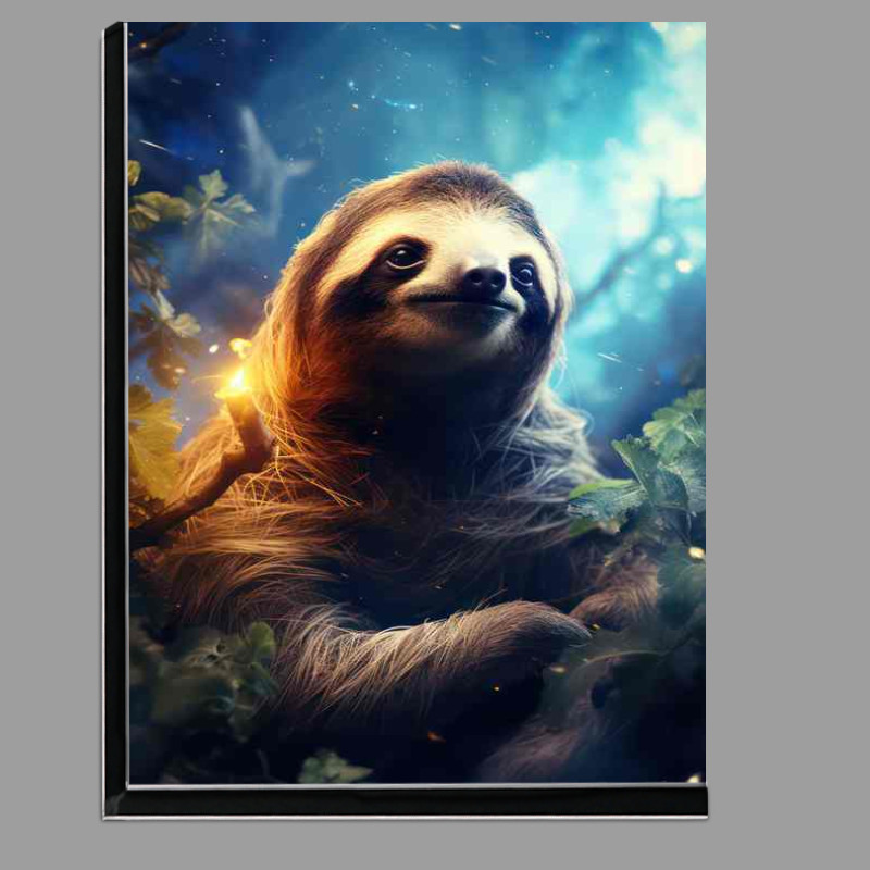 Buy Di-Bond : (Sloth at night with space like background)