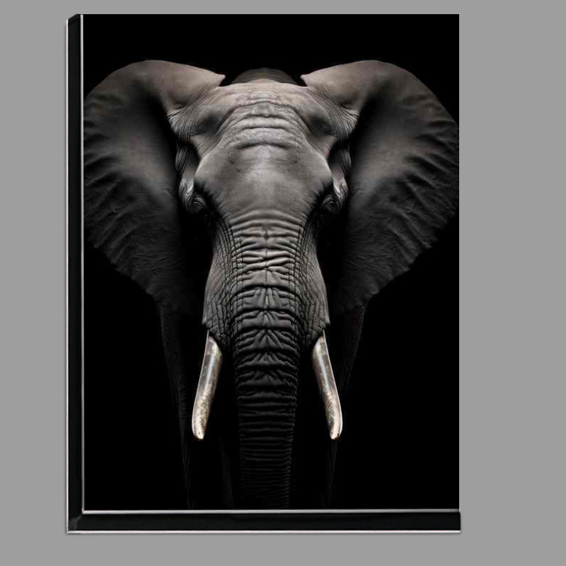 Buy Di-Bond : (Sturdy Face Elephant in black and white)