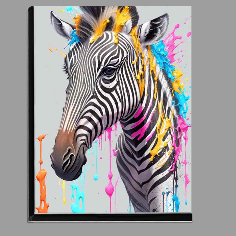 Buy Di-Bond : (Zoe the zebra splash art)