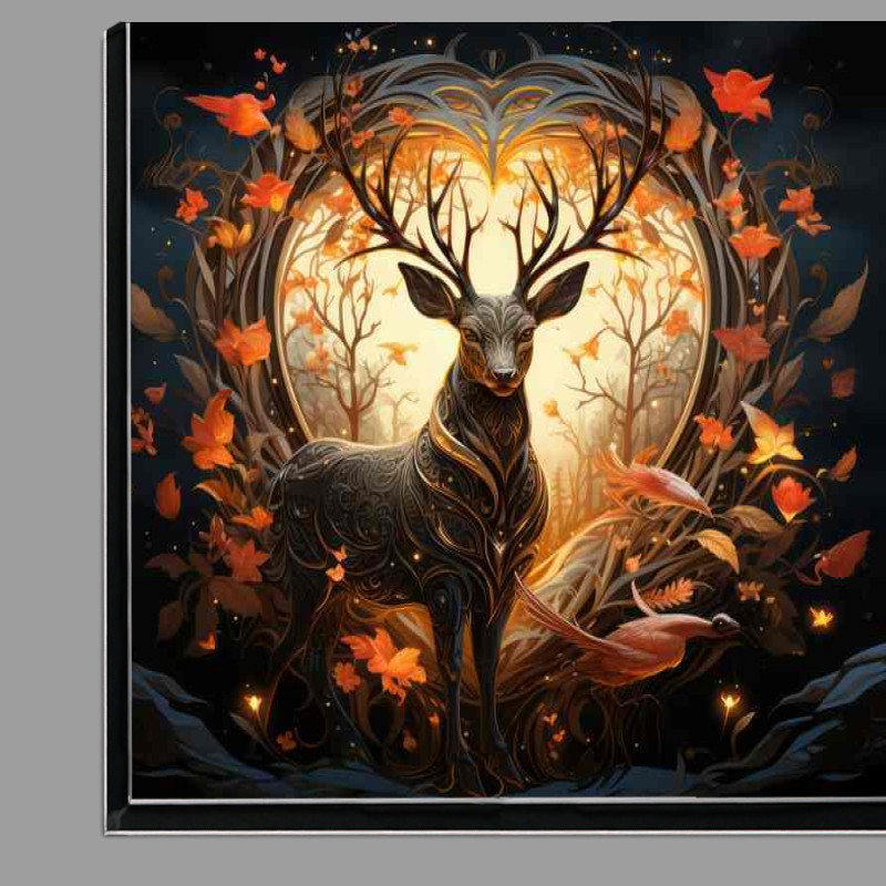 Buy Di-Bond : (the perfect deer embraced in love)