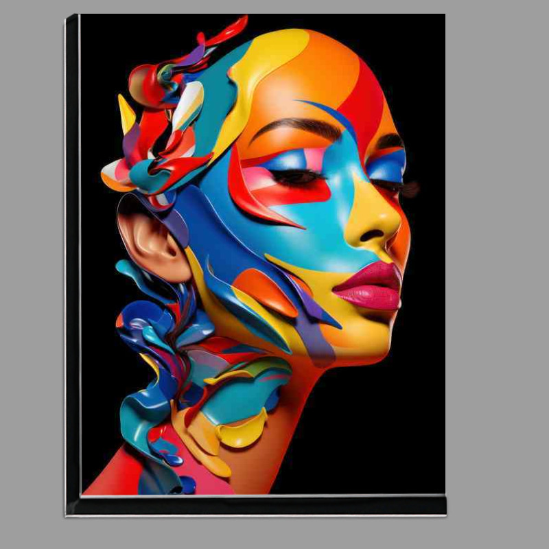 Buy Di-Bond : (Abstract Colorscapes Faces as Living Works of Art)