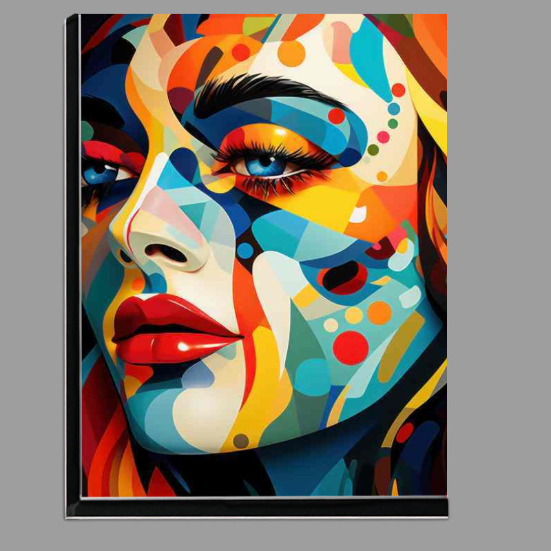 Buy Di-Bond : (The Spectrum of Emotion Colorful Abstract Faces)